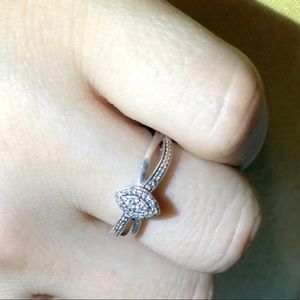 Size 8 Diamond engagement ring